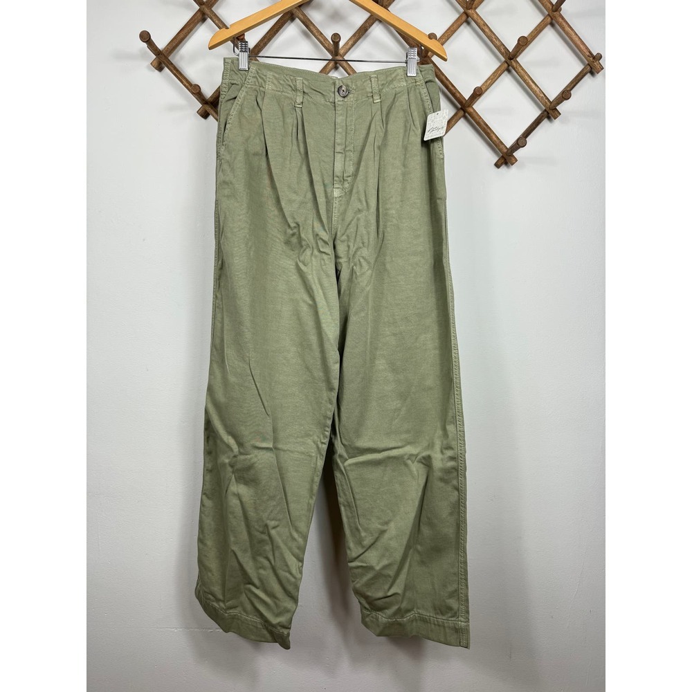 Free People Addy Chino Pants in Washed Army Size 6